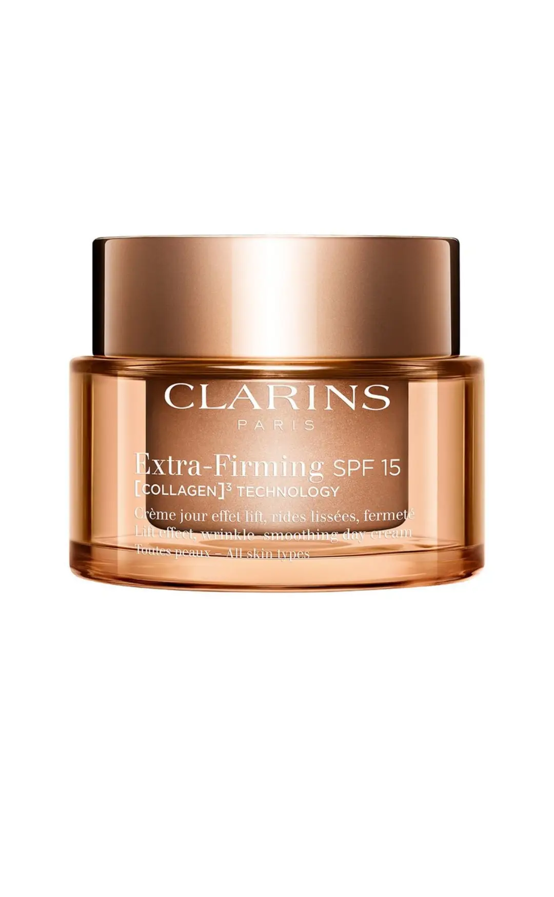 کرم روز جوانساز برای انواع پوست اکسترا فیرمینگ SPF 15 کلارنس 